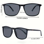 2/3-pack Fyrkantiga Solglasögon – Vintage Unisex UV400