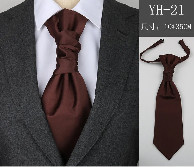 Bröllopsslips Herr – Vit/Svart elegant design