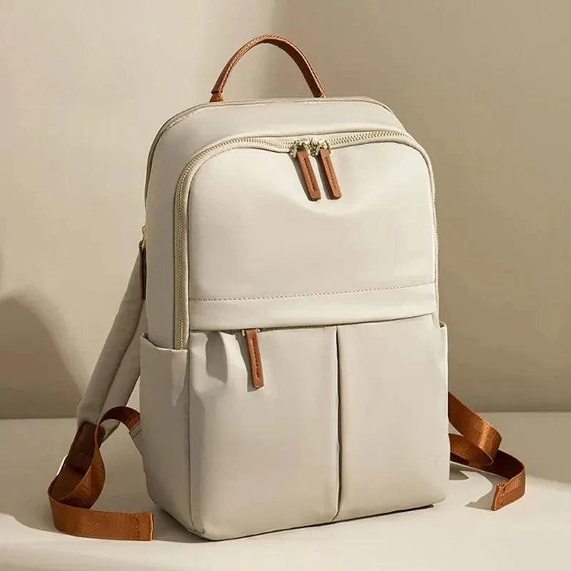 Rymlig datorryggsäck dam i Oxford-material 20–35 L