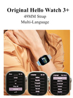 Hello 3 Plus Ultra Smartwatch – 2.04” AMOLED & Bluetooth-samtal