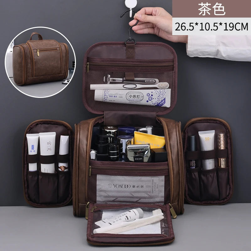 Stor vattentät necessär med upphängningskrok