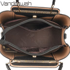 Axelväska dam 3-fack – stor shopper & crossbody