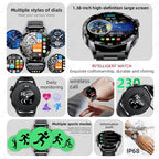 LIGE Outdoor Smartwatch 1.38” – Bluetooth-samtal & sport