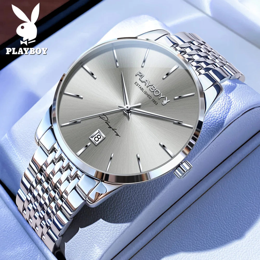 PLAYBOY 2604 Herrklocka – kvartsklocka
