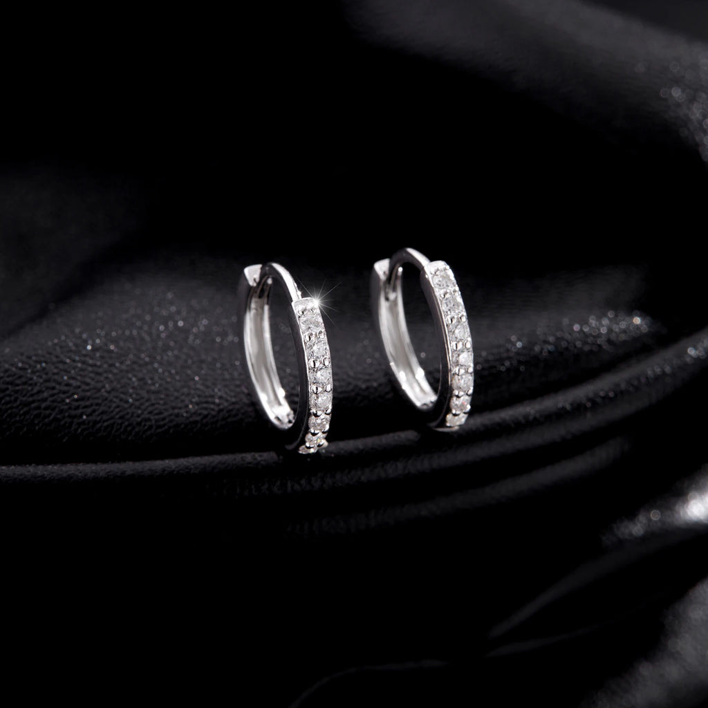 MODIAN creoler med moissanit – 925 sterlingsilver för dam