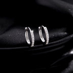 MODIAN creoler med moissanit – 925 sterlingsilver för dam