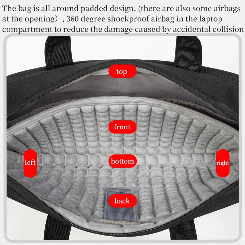 WOMT laptopväska 15.6–17.3 tum i nylon