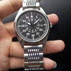 Automatisk Flieger pilotklocka herr – Miyota 8215 med safirglas