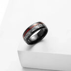 SOMEN TUNGSTEN svart herrring 8 mm med röd gitarrsträng