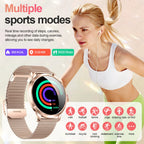 LIGE Dam Smartwatch 1.32” – AMOLED & pulsmätning