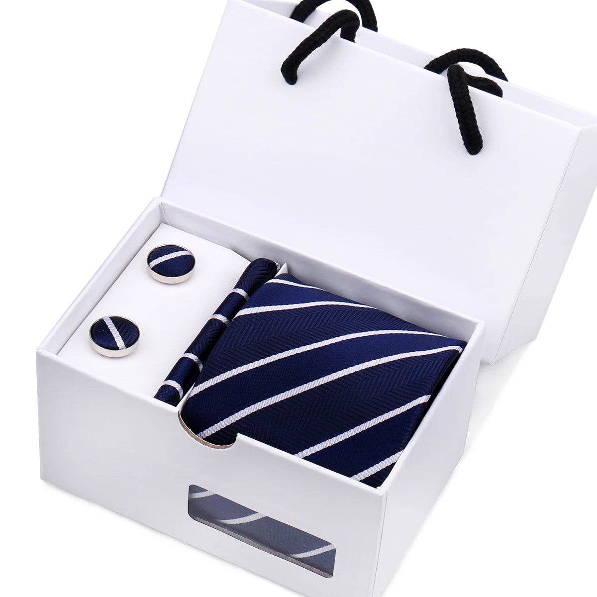 Slipsset i presentbox – lyxigt herrset