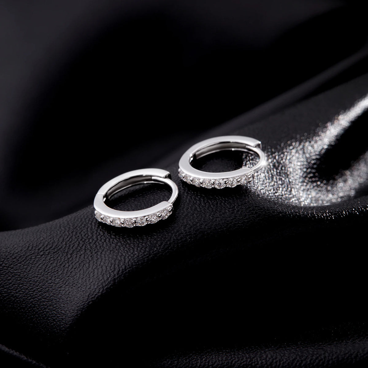 MODIAN creoler med moissanit – 925 sterlingsilver för dam