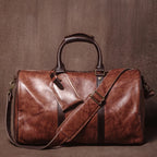 Weekendbag i äkta läder herr – vintage