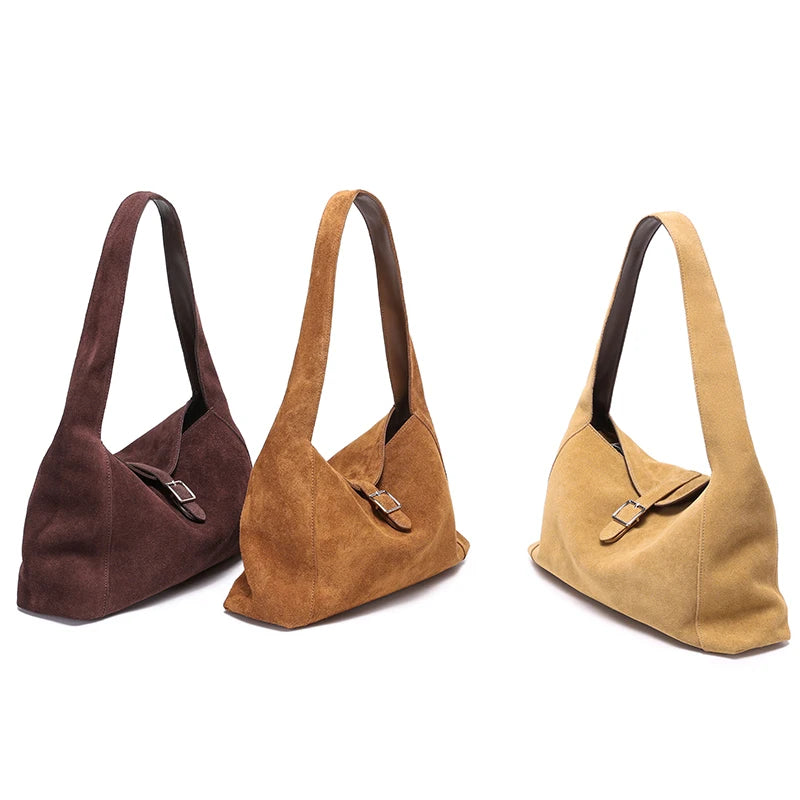 Mockaväska dam i äkta läder – crossbody