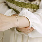 Moissanite Tennisarmband Dam Roséguld Justerbart