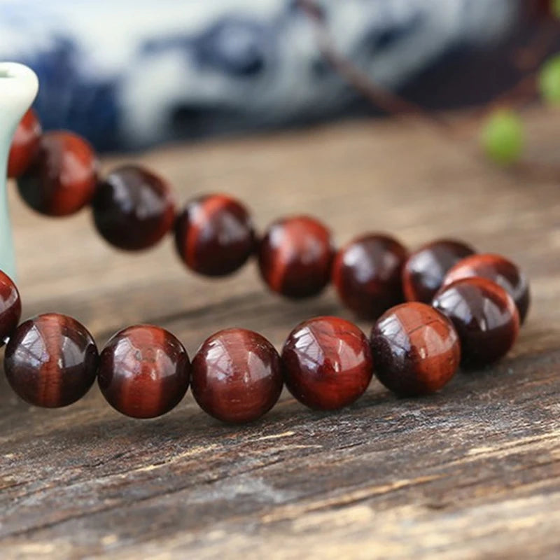 Obsidian Armband – Tigeröga & Lavasten Unisex