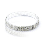 Fotlänk dam strass – multilayer kristallkedja