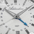 ADDIESDIVE AD2065 – Lyxig 36mm GMT quartzklocka i rostfritt stål (10ATM)