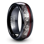SOMEN TUNGSTEN svart herrring 8 mm med röd gitarrsträng
