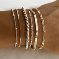 Armbandsset för dam – Trendigt smyckeset i silverstil