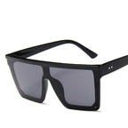 Vintage Flat Top Solglasögon – fyrkantiga UV400 shades unisex