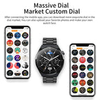LIGE NFC Smartwatch 1.36” – AMOLED & trådlös laddning