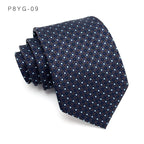 Slips herr 8 cm – prickig & rutig business