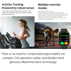 Smartwatch 2.01” HD – Bluetooth-samtal & stor skärm