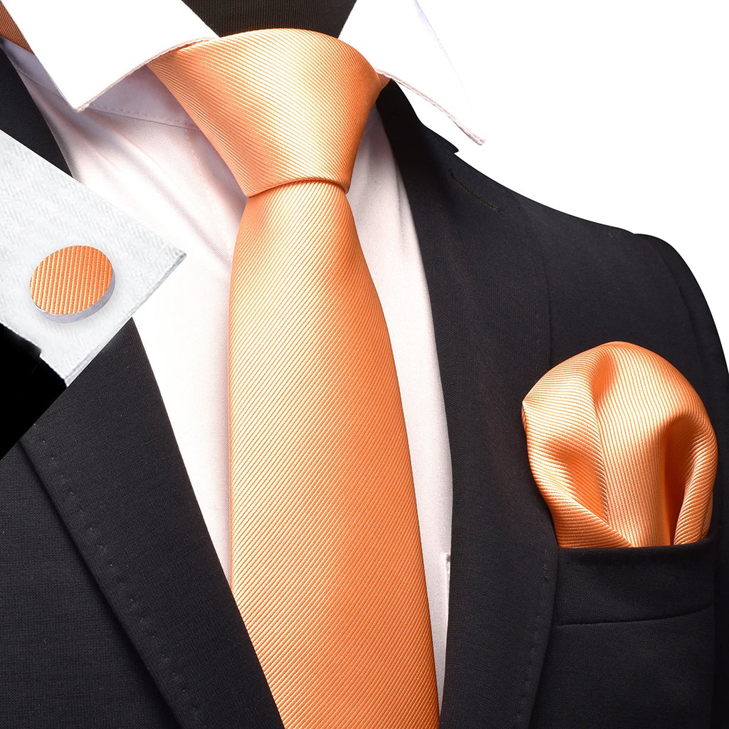 Slipsset för herr – Slips, ficknäsduk & manschettknappar