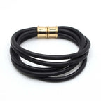 Armband dam i silikon – handgjort cuff armband med magnetlås