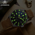 ADDIESDIVE AD2101 automatisk herrklocka – Safirglas, 200 m