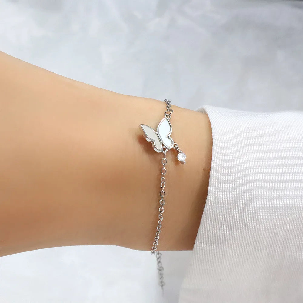 Silverarmband Dam Hjärta