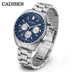 Cadisen C7063 herrklocka – Stoppur, safirglas 42 mm