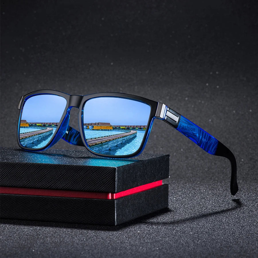 3-pack Fyrkantiga Solglasögon – UV400 Unisex Trend