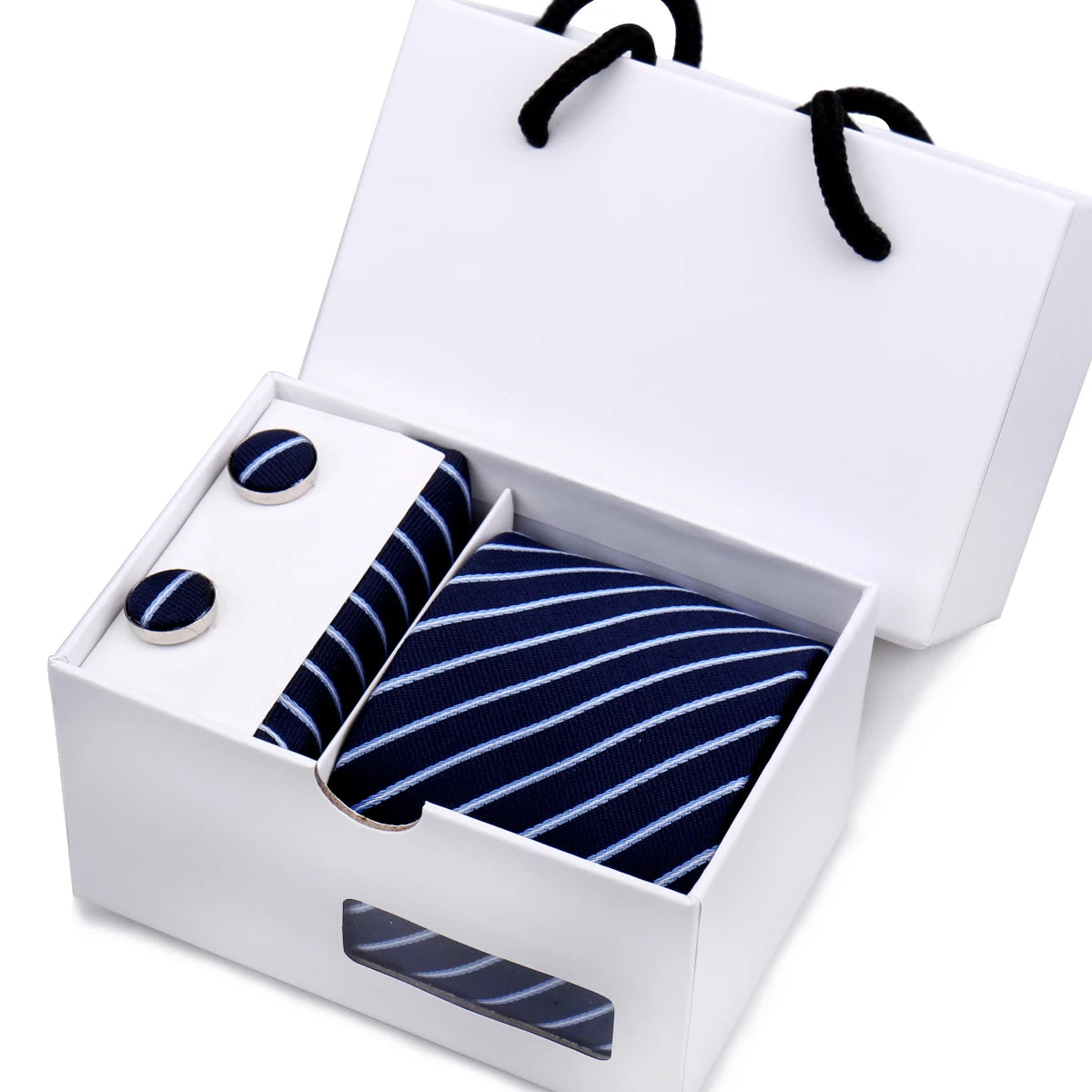 Slipsset i presentbox – lyxigt herrset