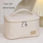 Stor sminkväska i PU läder