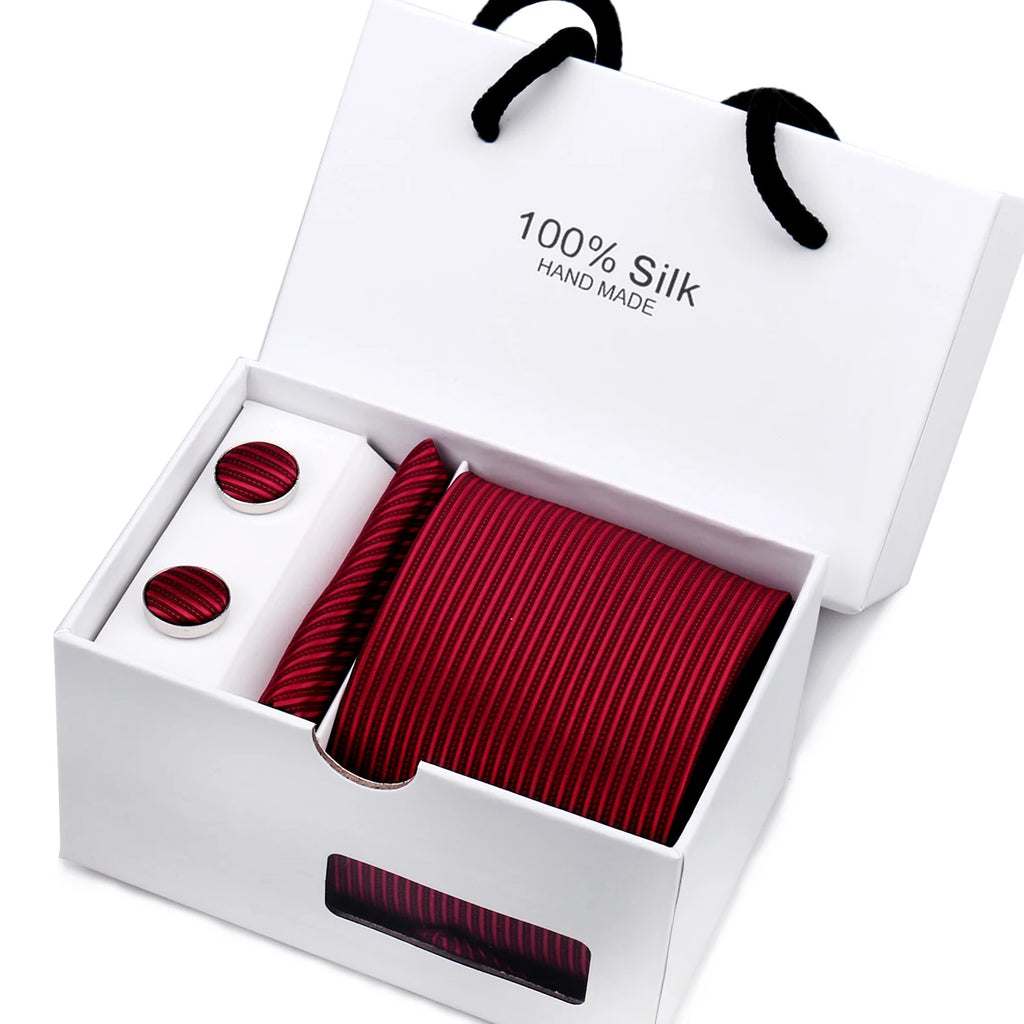 Slipsset i presentbox – lyxigt herrset