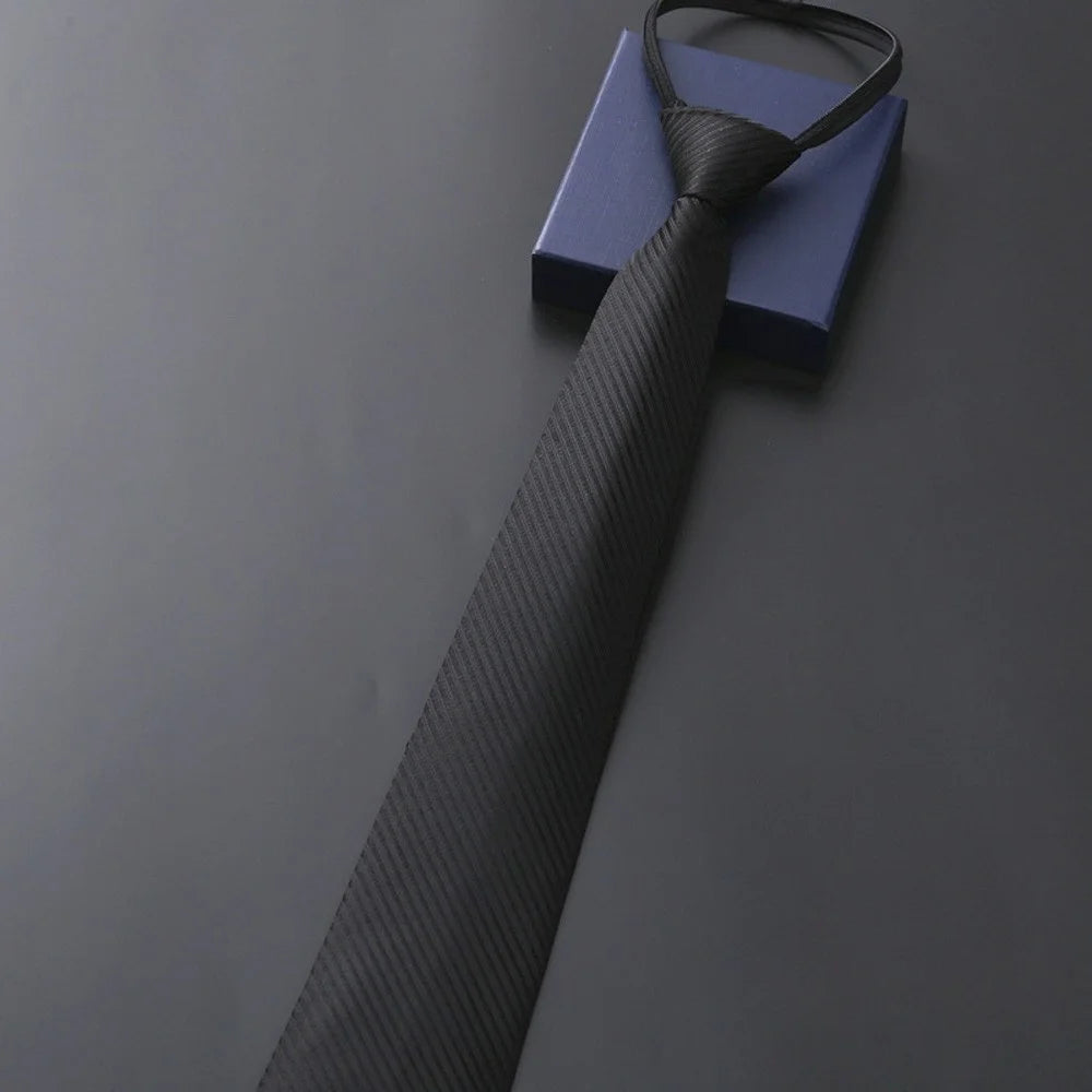 Lazy slips 8 cm – randig med dragkedja
