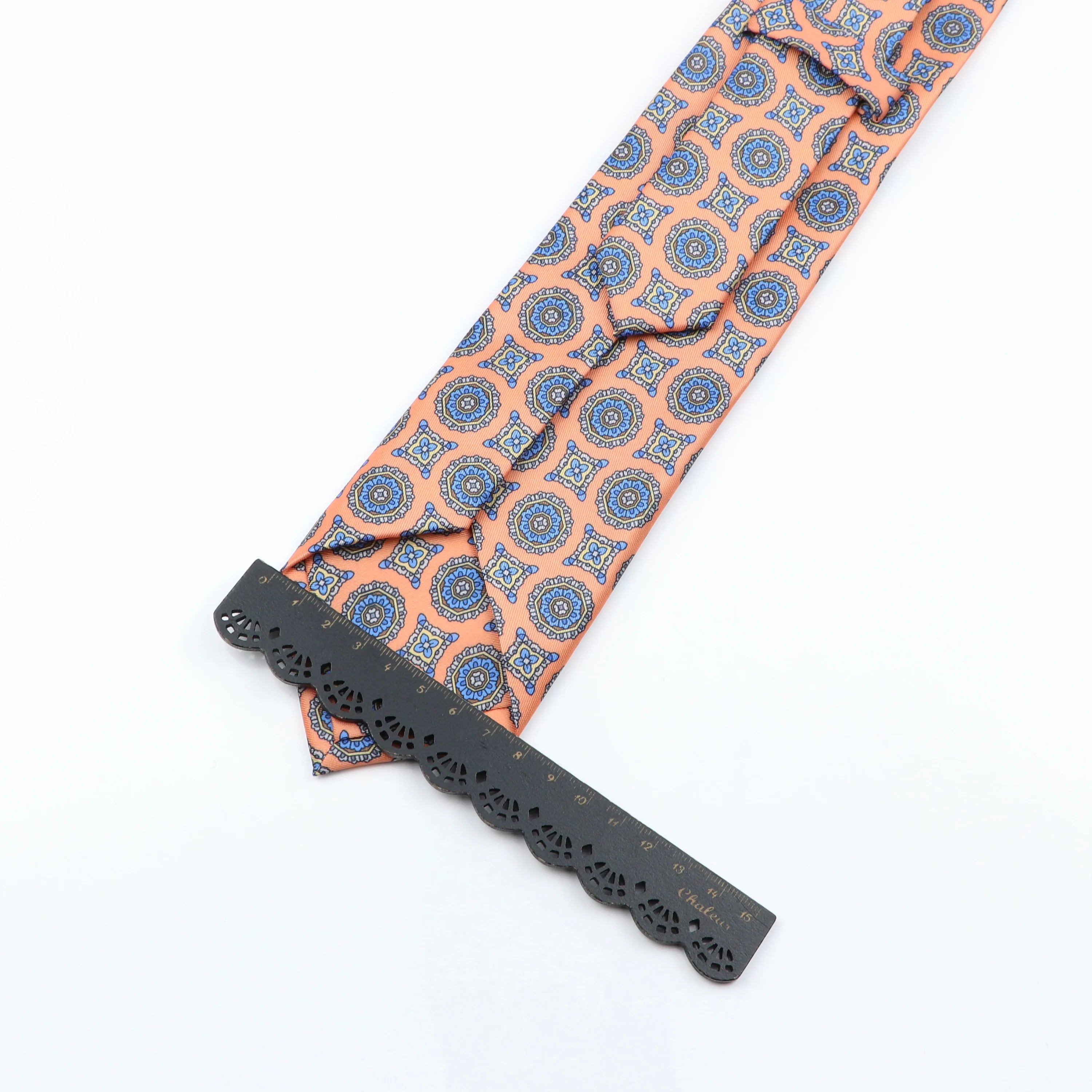 Slips herr 7,5 cm – färgglad prickig & floral