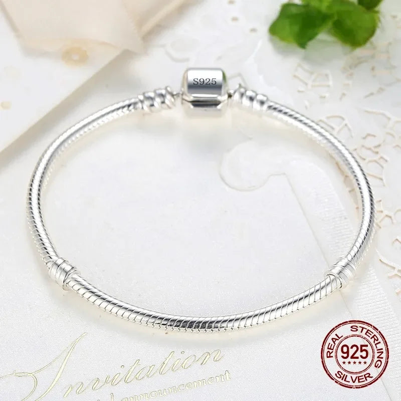 925 Sterling Silver Armband – Ormkedja dam