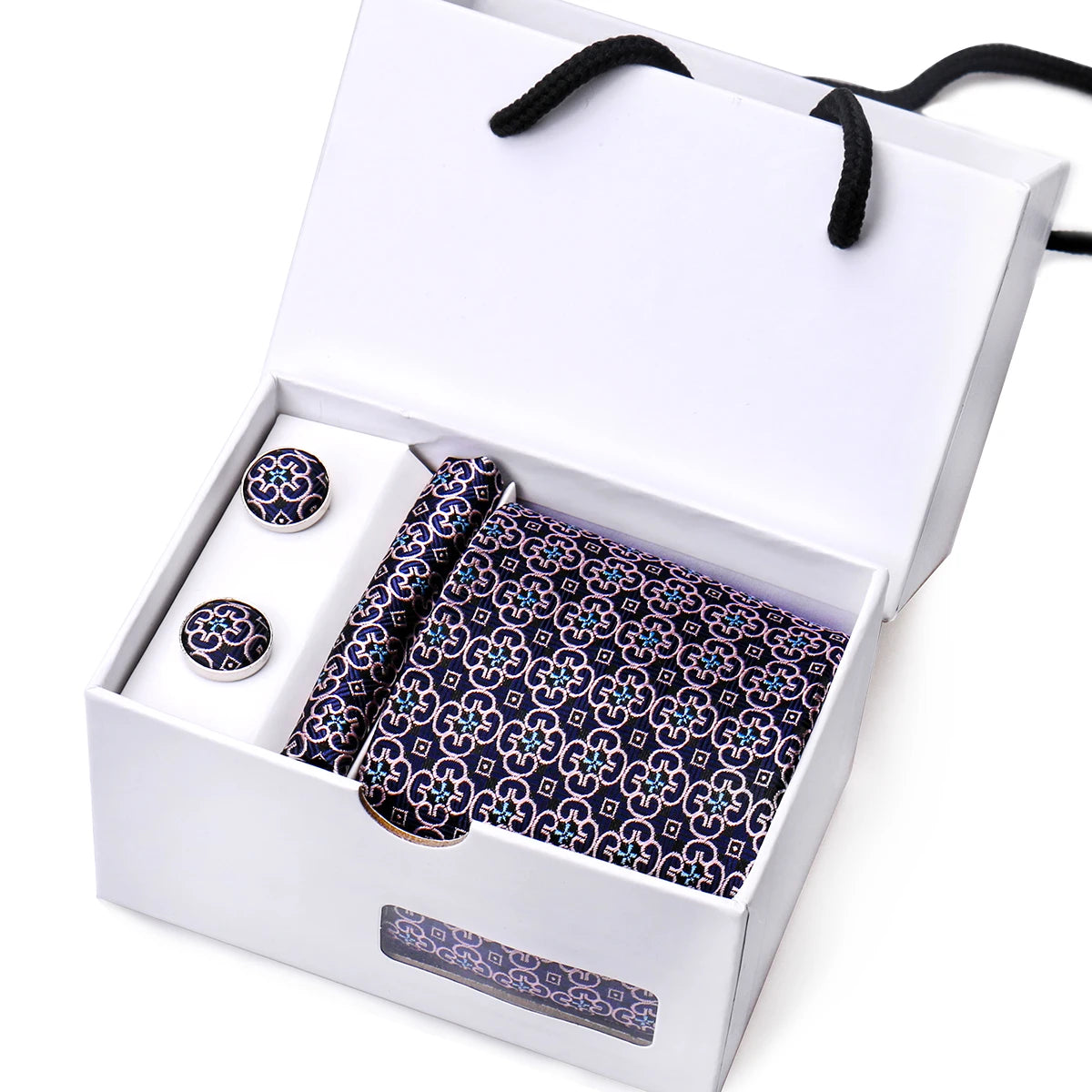 Slipsset i presentbox – lyxigt herrset