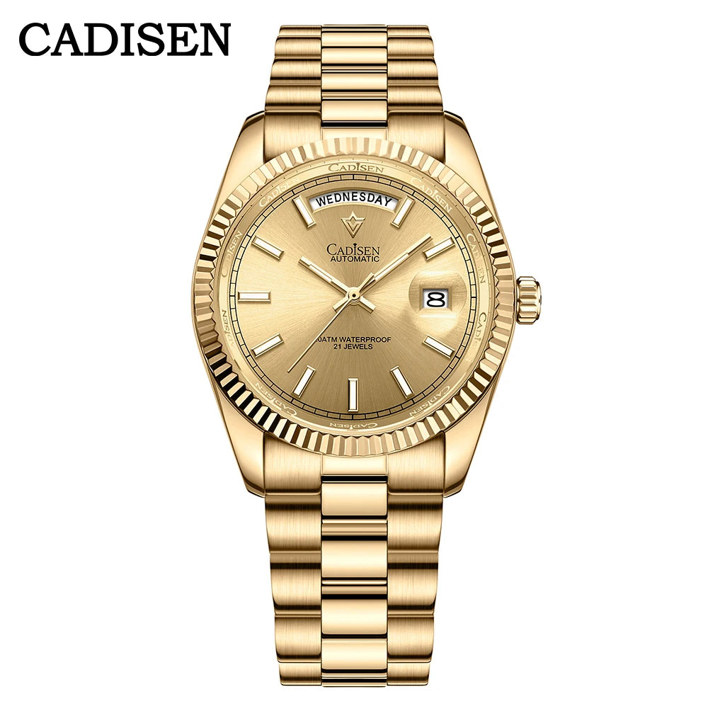 CADISEN DD40 automatisk herrklocka 40 mm – Safirglas