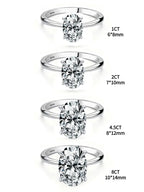 Ring dam – oval ring med kristall ovala