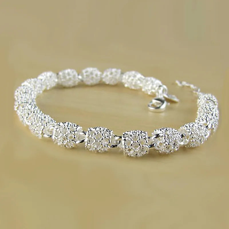 925 Sterling Silver Armband med Zirkonia – Elegant Damarmband