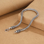 Silverarmband för dam – 20 cm vintage charmarmband