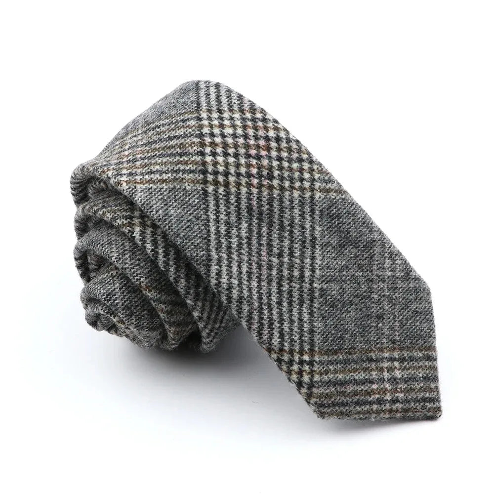 Ullslips 7 cm – klassisk herr & dam slips för business och fest