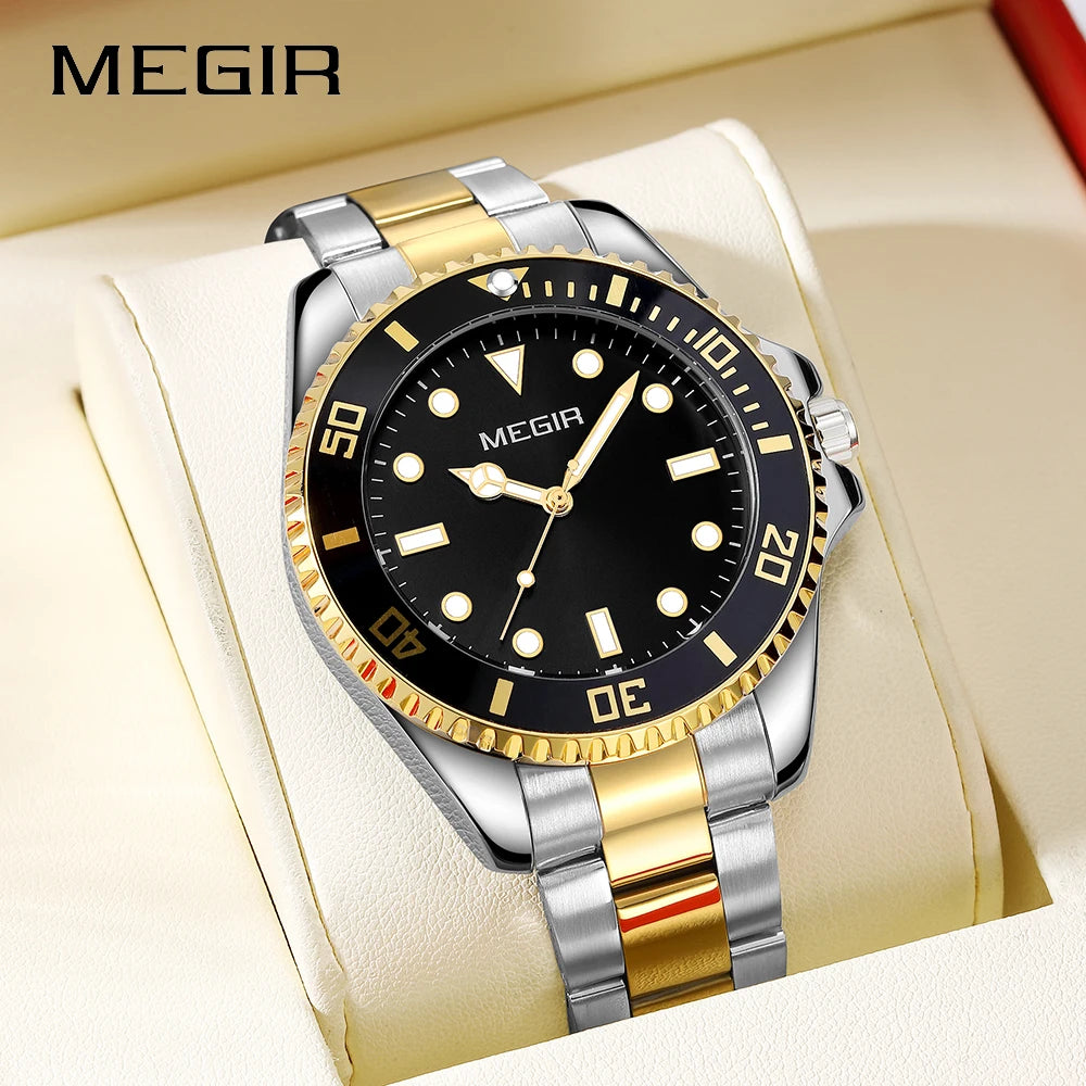 Herrklocka MEGIR – stilren business klocka