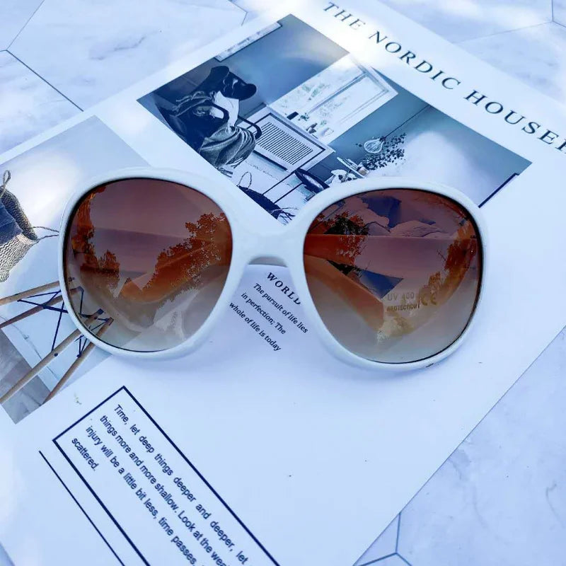 Solglasögon dam – runda uv400