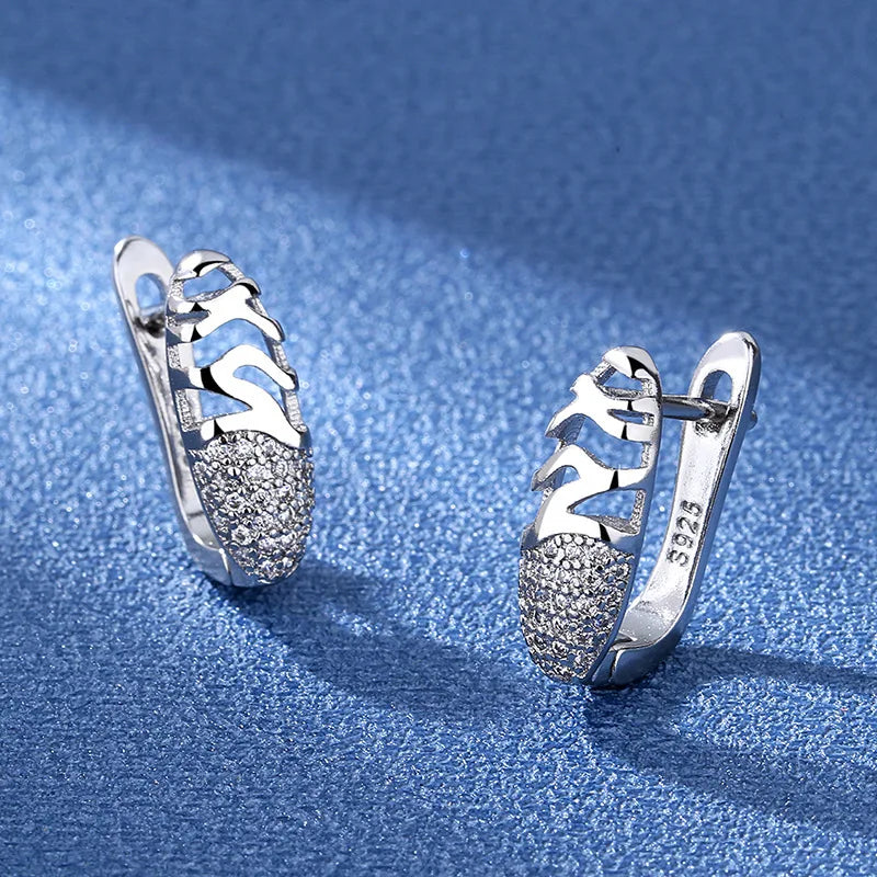 Silverörhängen med zirkonia – flera eleganta modeller i 925 silver