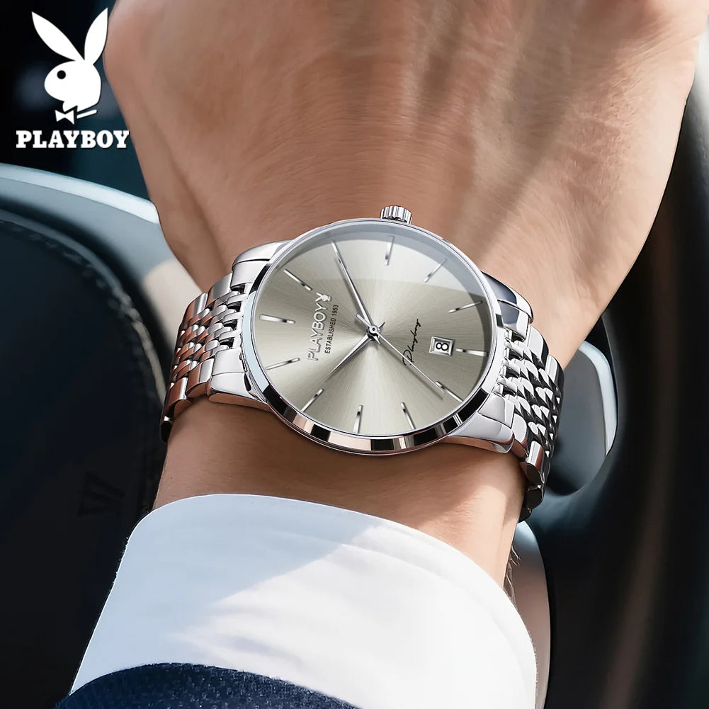 PLAYBOY 2604 Herrklocka – kvartsklocka